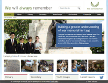 Tablet Screenshot of learnaboutwarmemorials.org